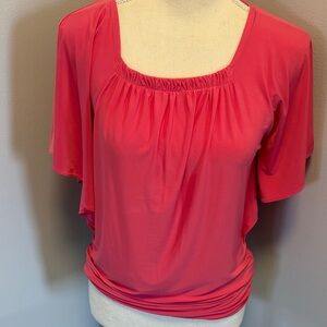 The Limited Bright Coral Blouse